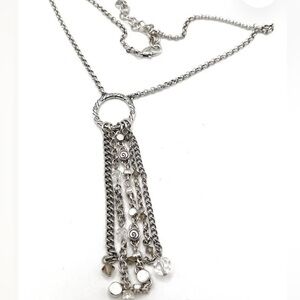 Brighton Necklace Joilet crystal Tassel (Retired)